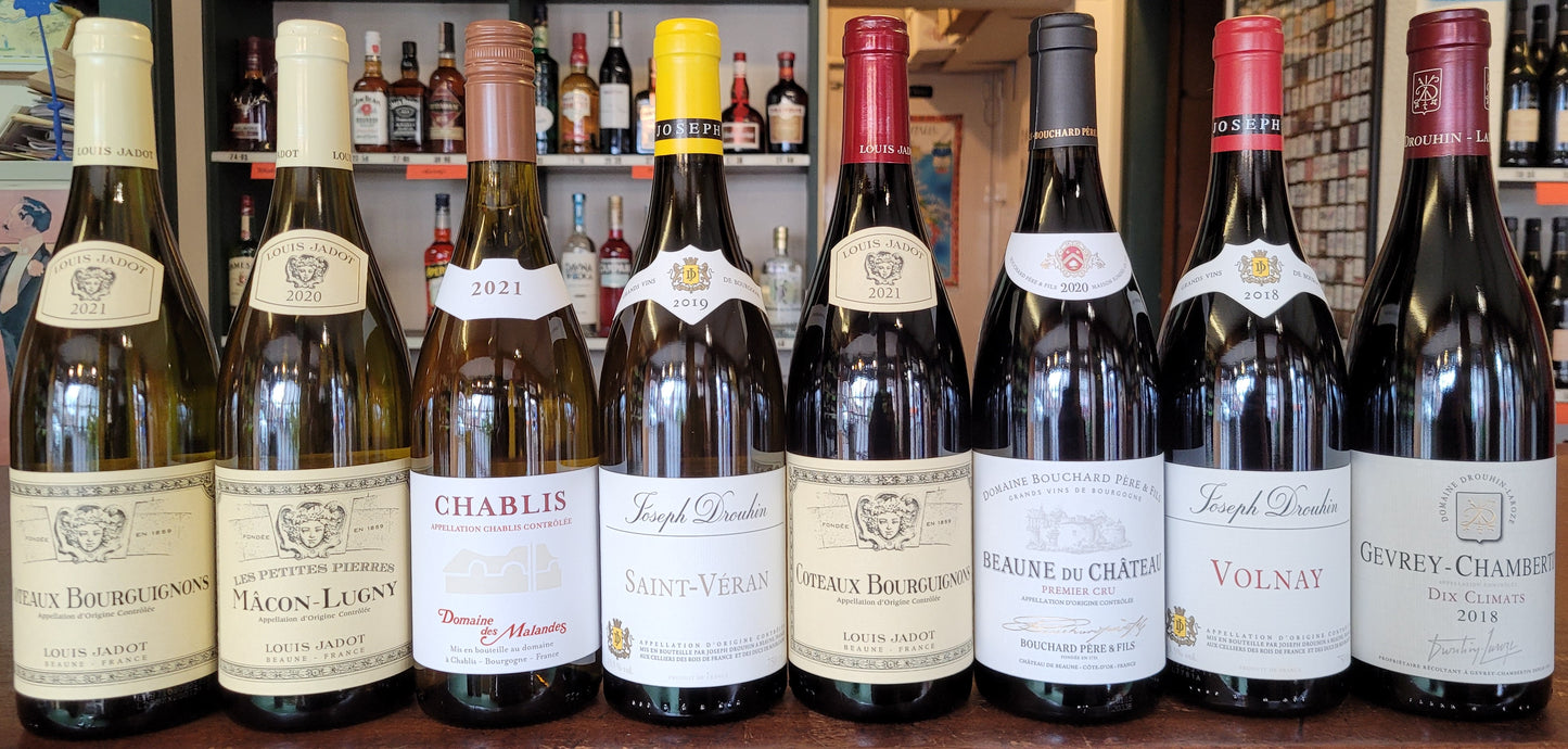 Thursday 29th August 2024 Tutored Tasting - Burgundy