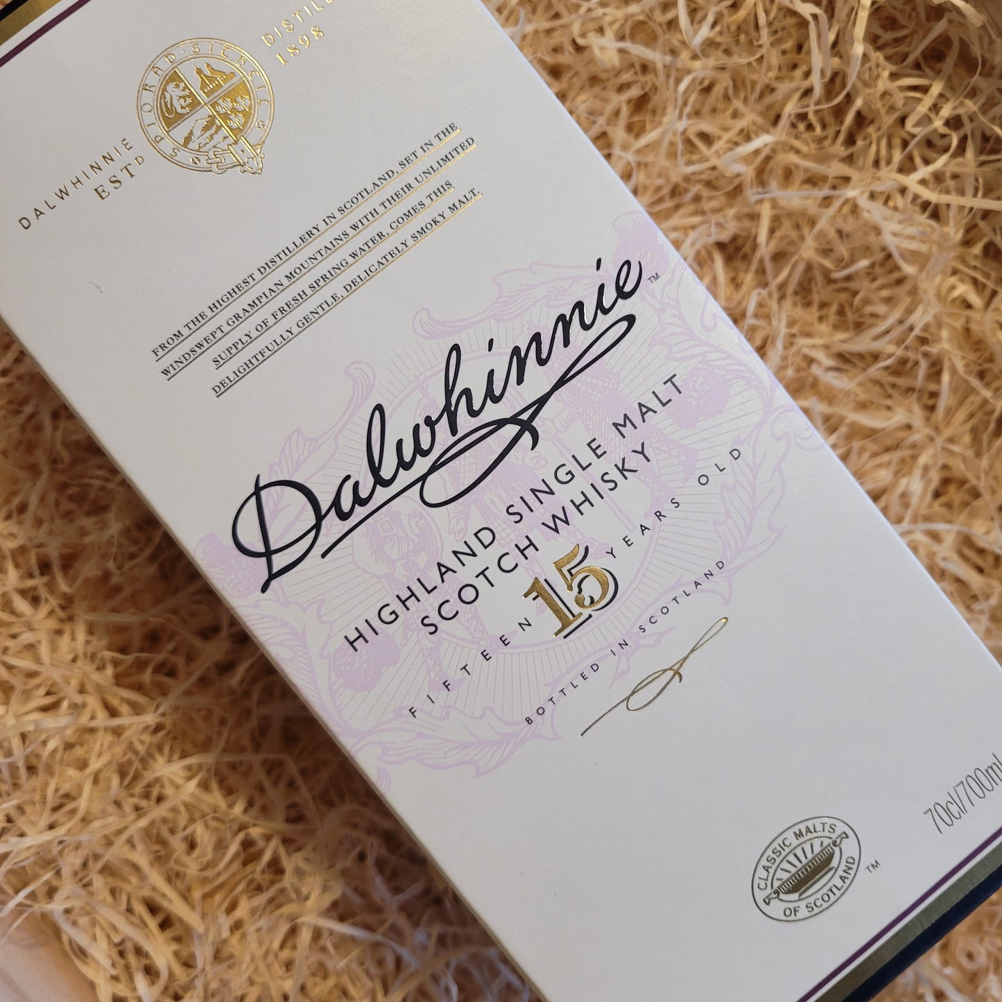 Dalwhinnie 15 Year Old Single Malt, Highland, Scotland (43% Vol) (70cl) (Gift Box)