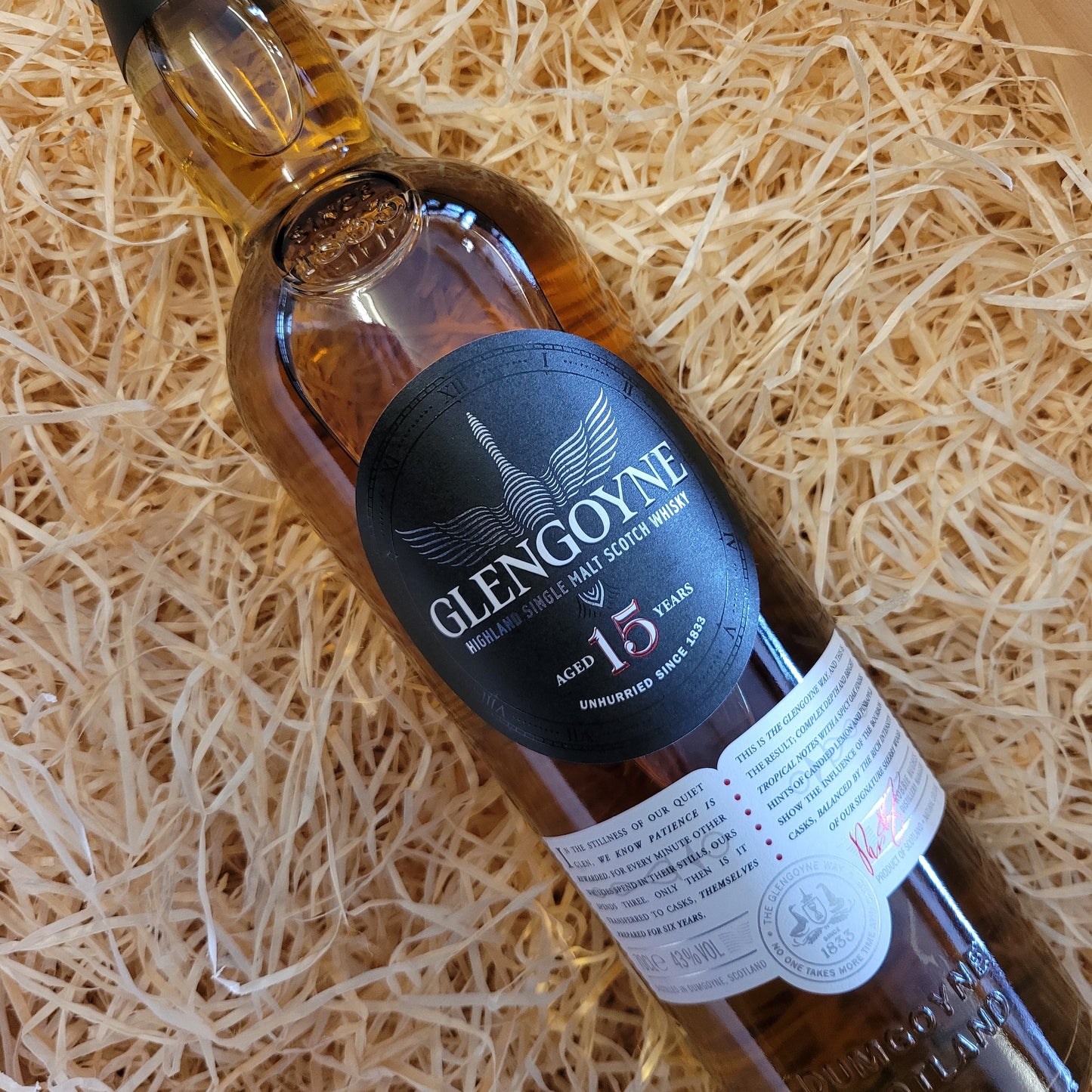 Glengoyne 15 Year Old, Highland, Scotland (43% Vol) (70cl) (Gift Box)