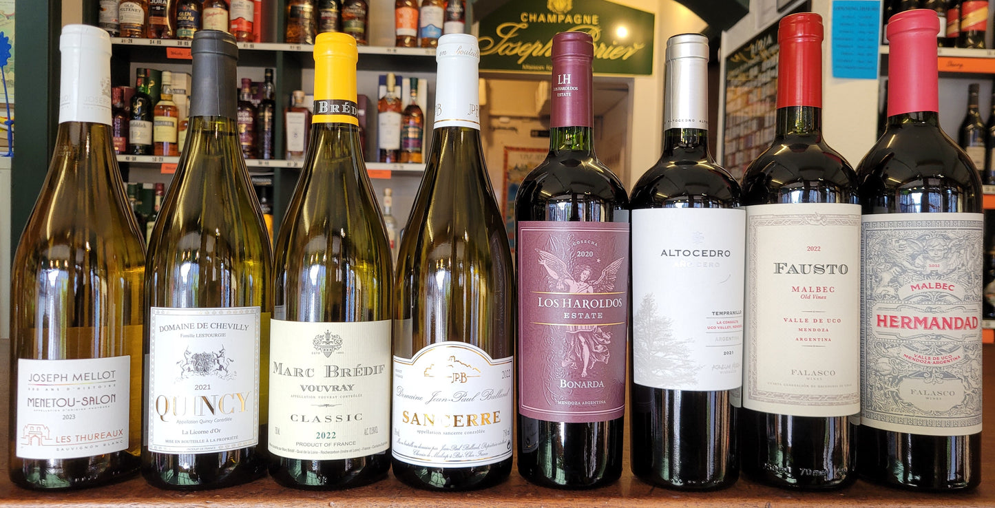 Thursday 20th March 2025 Tutored Tasting - Loire and Mendoza