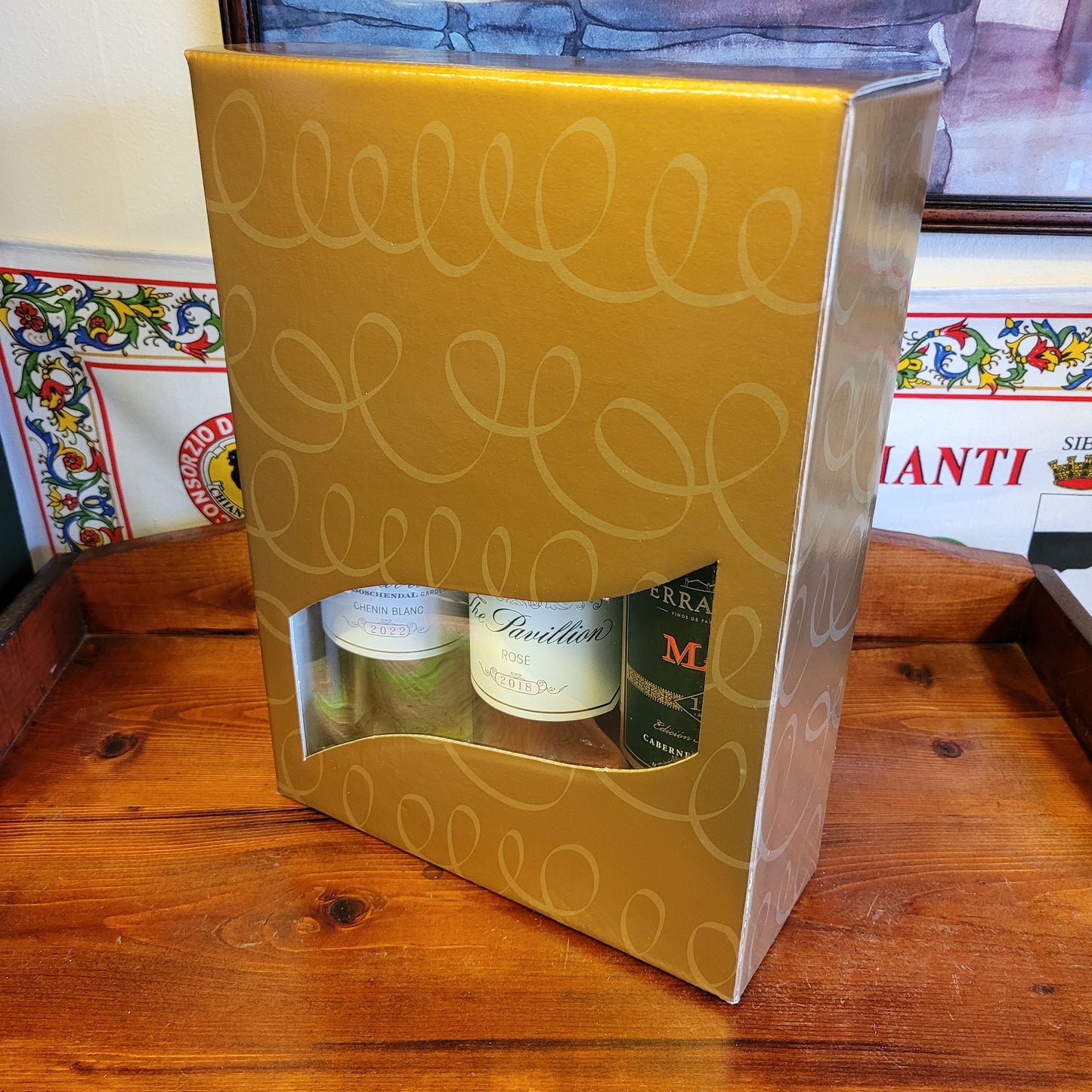 3 Bottle Gift Box (Card) Window