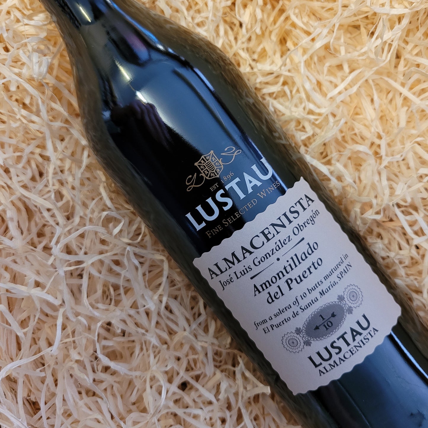 Amontillado del Puerto, Almacenista Jose Luis Gonzalez Obregon, Lustau, Jerez, Spain (50cl) (18.5% Vol)