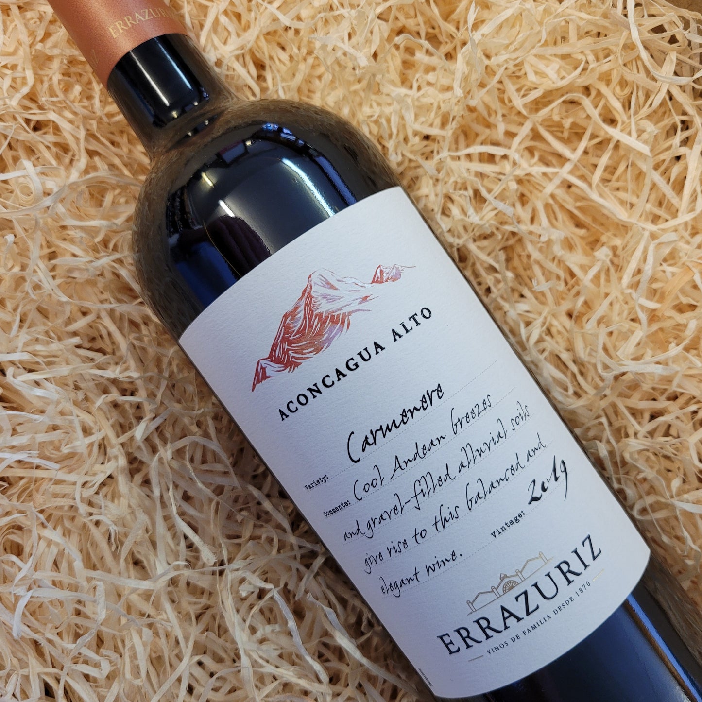 Aconcagua Alto Carmenere, Errazuriz, Aconcagua Valley, Chile 2019, 2020 (13.5% Vol)