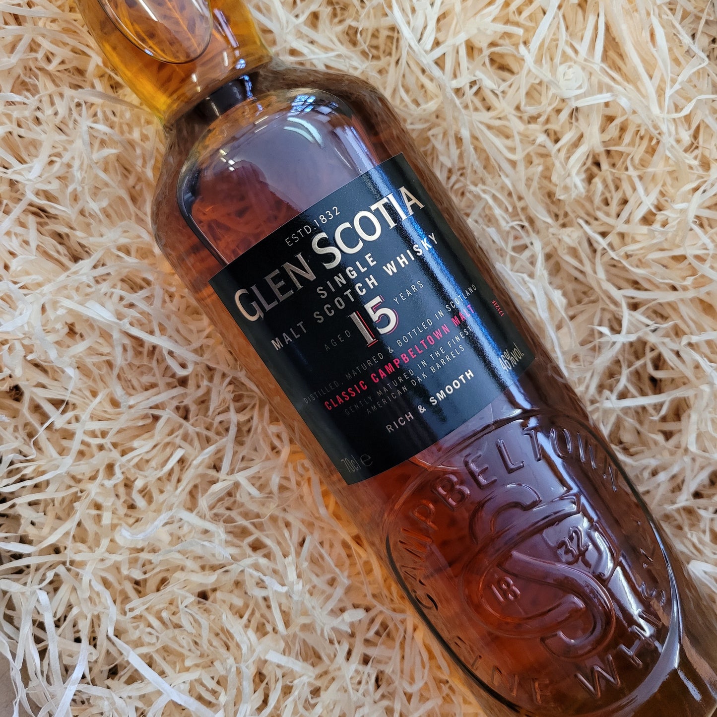 Glen Scotia 15 year old, Campbeltown, Scotland (46% Vol)(70cl)(Gift Box)