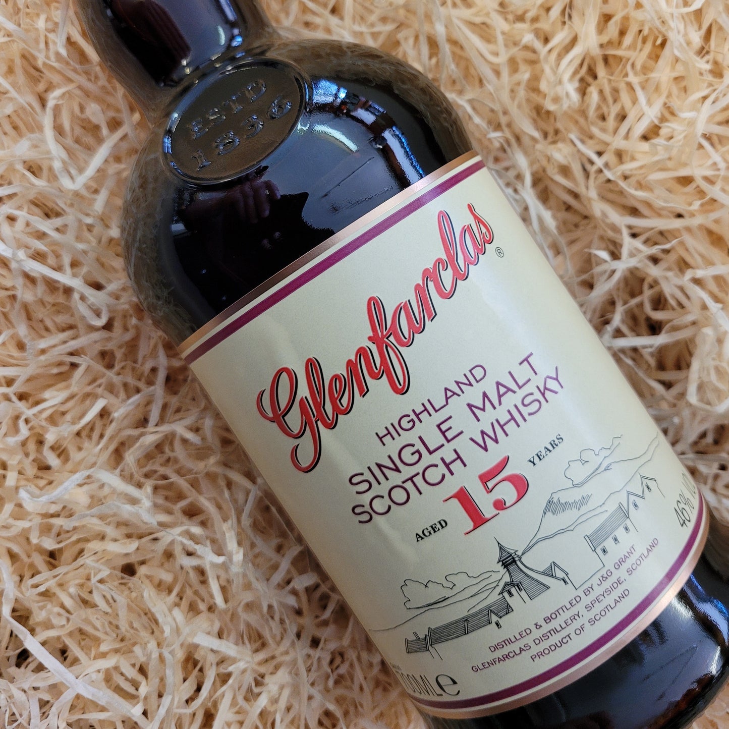 Glenfarclas 15 year old, Highland, Scotland (46% Vol)(70cl)(Gift Tube)