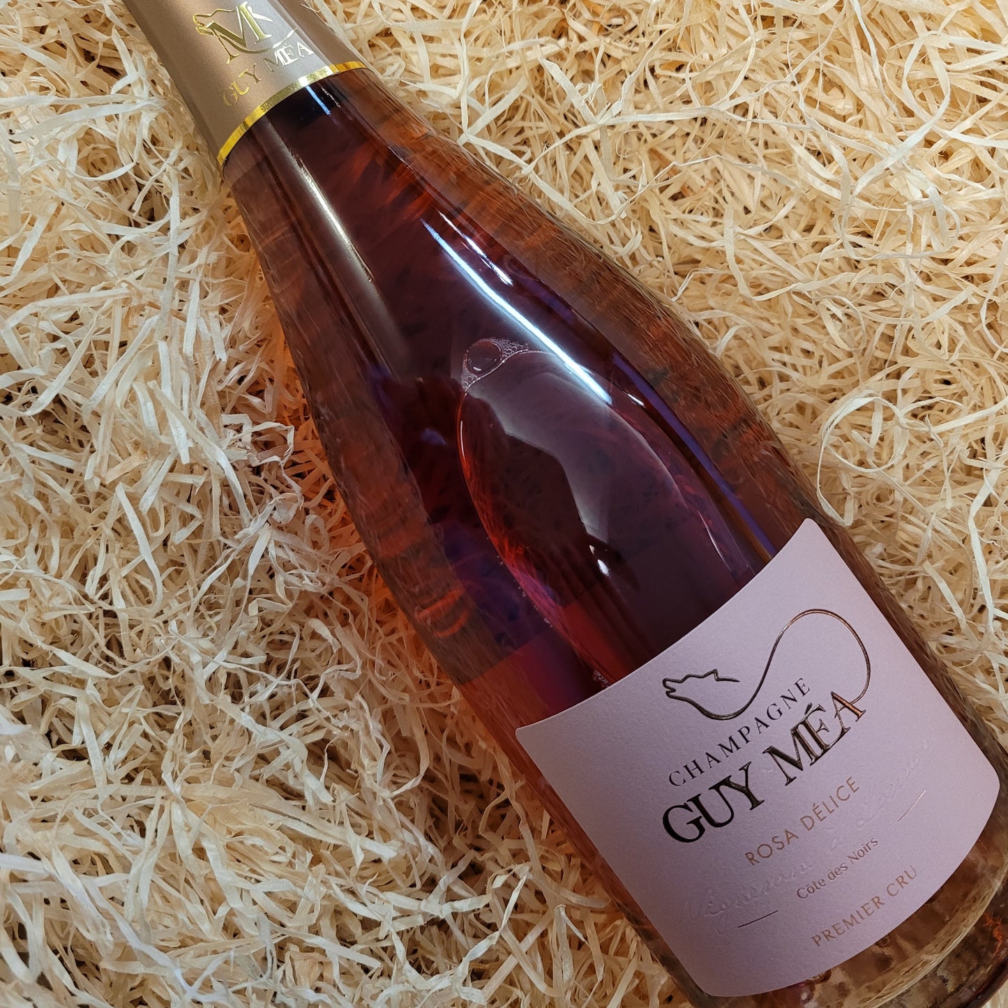 Guy Méa Rosa Delice Premier Cru, Champagne, France NV (12.5% Vol)