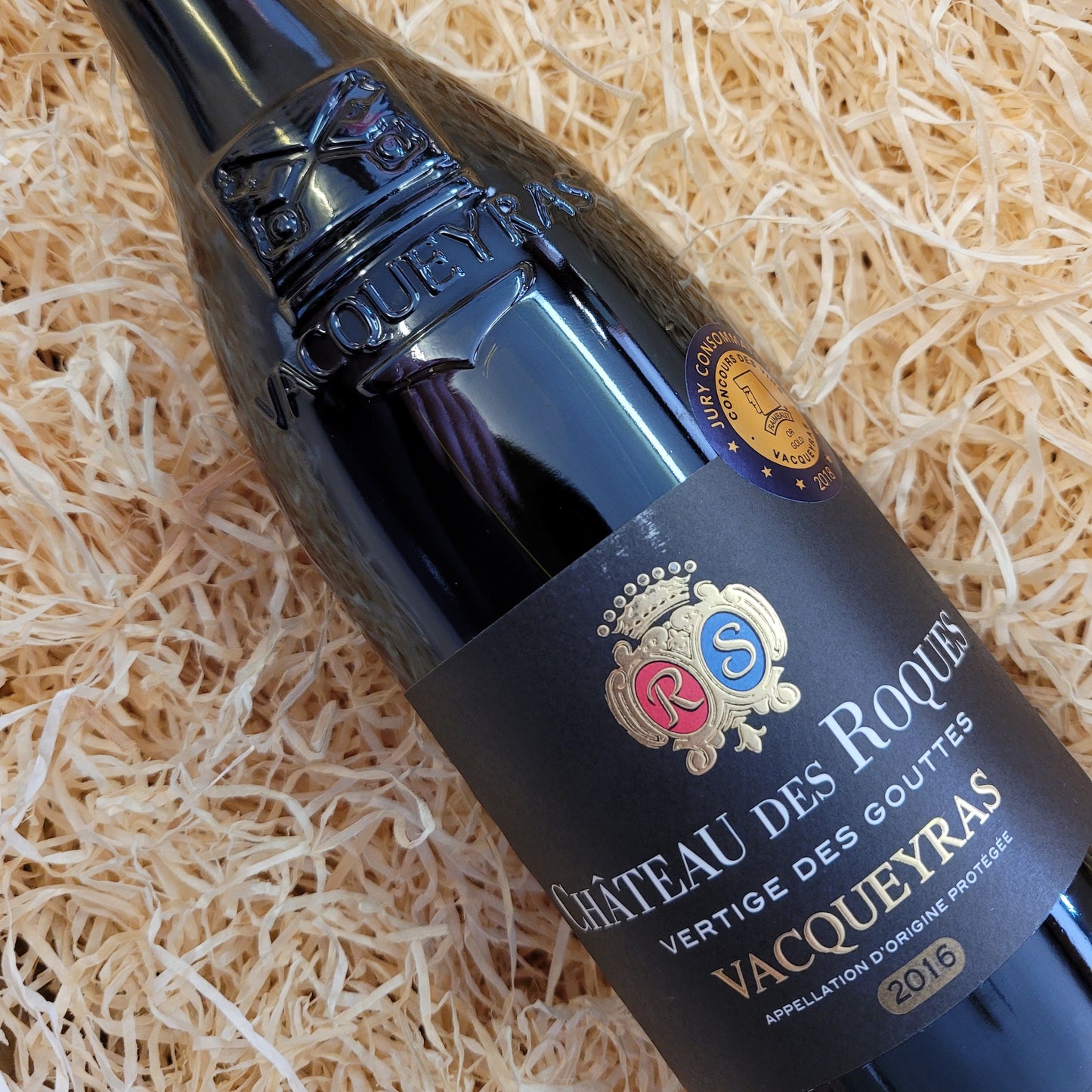 Vacqueyras, Chateau des Roques Vertige des Gouttes, Rhône Valley, France 2016 (14% Vol)