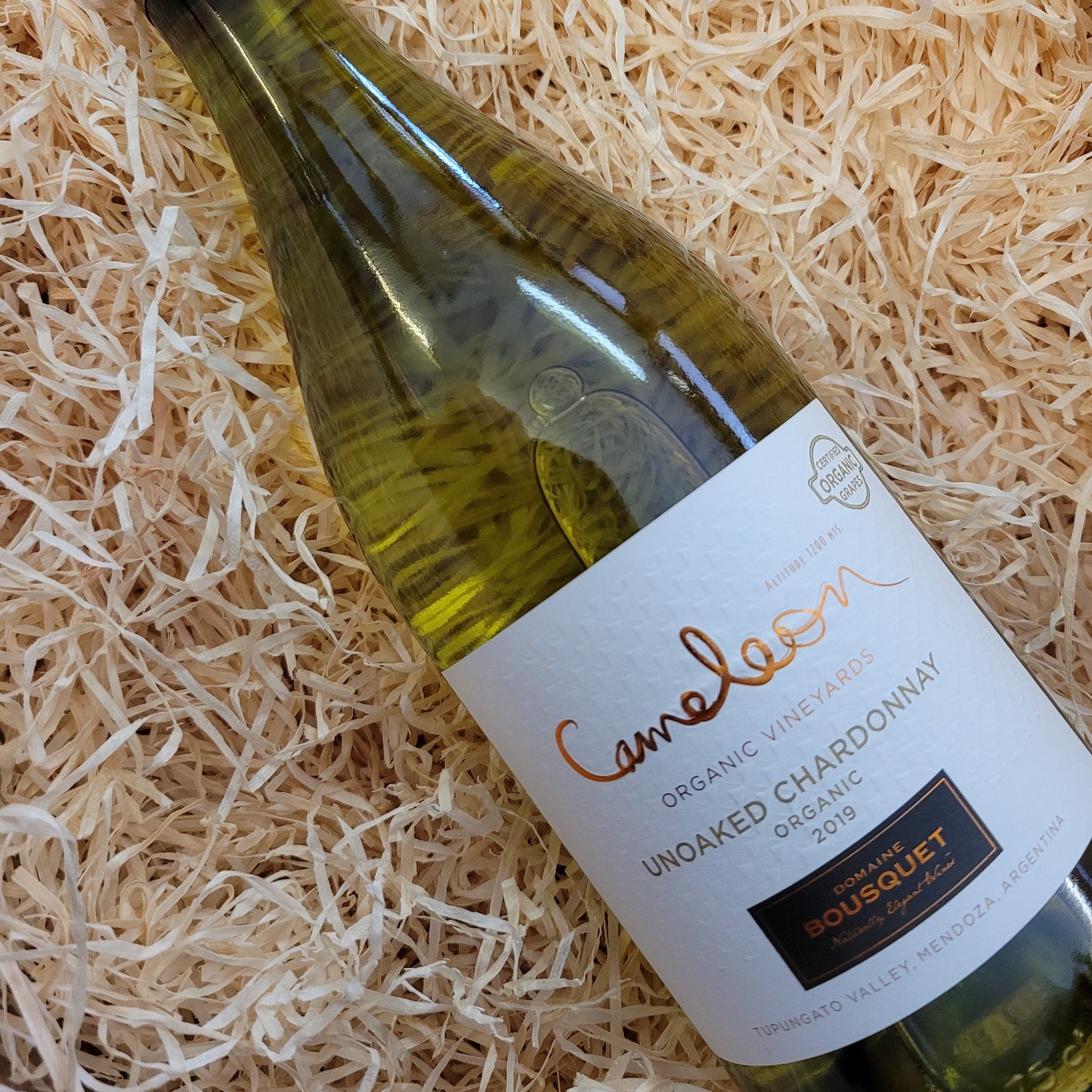 Cameleon Organic Unoaked Chardonnay, Domaine Bousquet (Vegan Friendly) 2019 (14% Vol)