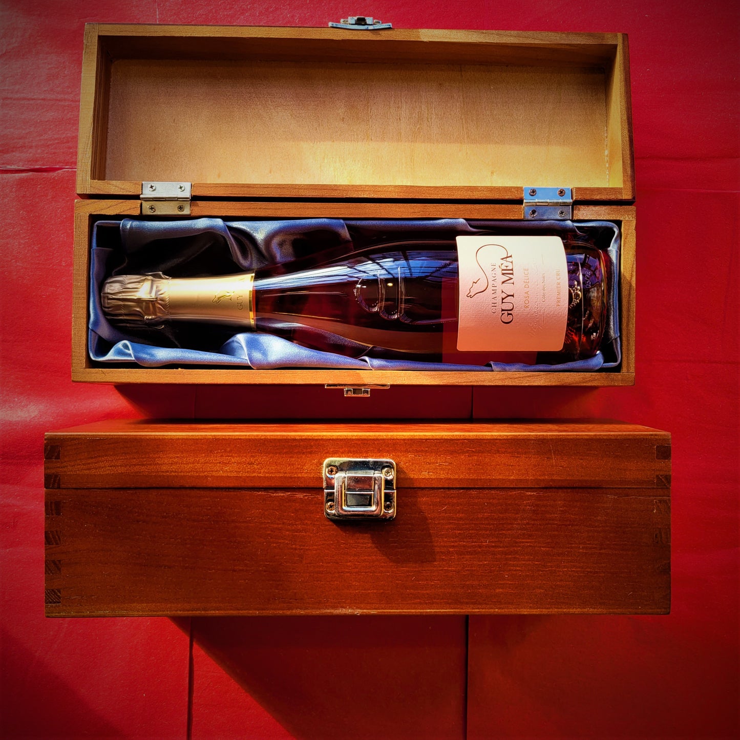 Guy Méa Rosa Delice Premier Cru NV Champagne in Deluxe Valentine's Gift Box