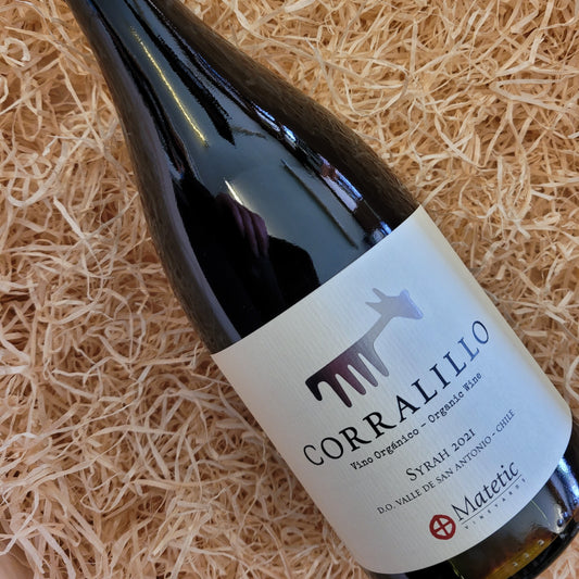 Matetic Corralillo Syrah, San Antonio Valley, Chile 2021 (14% Vol)