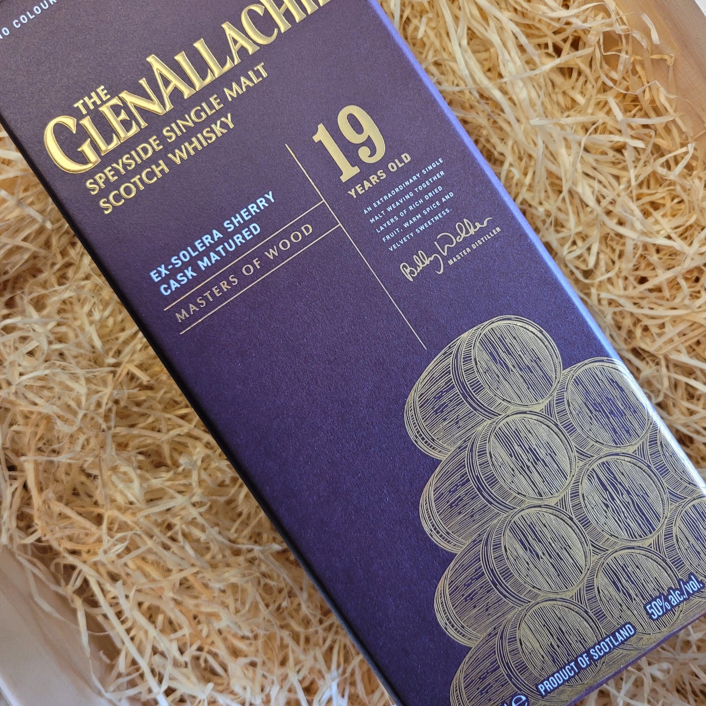 GlenAllachie 19 Year Old Ex Solera Matured, Speyside, Scotland (50% Vol) (70cl)