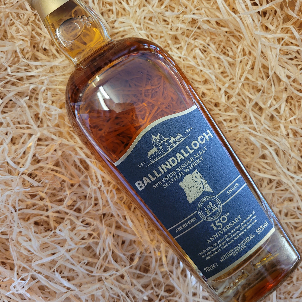 Ballindalloch Single Malt Aberdeen Angus 150th Anniversary Release, Speyside, Scotland (50% Vol)
