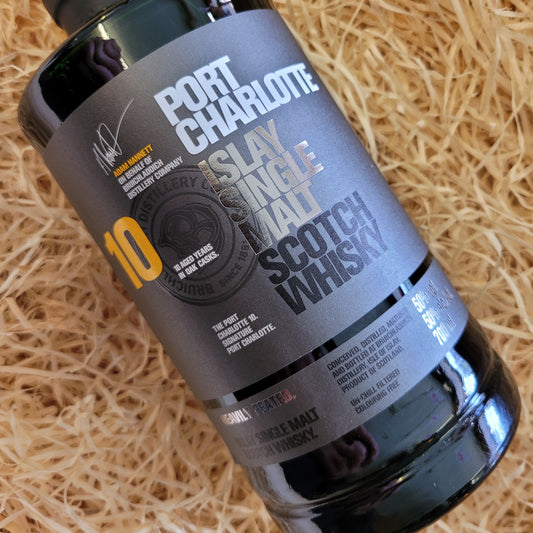 Bruichladdich Port Charlotte 10 Year Old Heavily Peated, Islay, Scotland (50% Vol)(70cl)