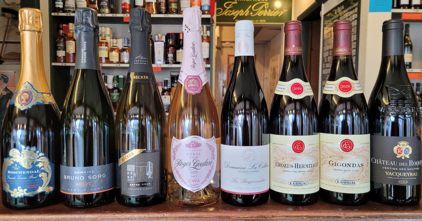 Thursday 18th September 2025 Tutored Tasting - Sparkling Wines and Rhone Reds