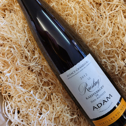 Le Riesling Grand Cru Kaefferkopf de Jean-Baptiste Adam, Alsace, France 2012 (13% Vol)